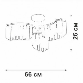 Потолочная люстра Vitaluce V5884 V5884-0/6PL в Кургане - kurgan.ok-mebel.com | фото 3