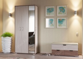 Прихожая ДОМИНО mini Бодега темный/светлый в Кургане - kurgan.ok-mebel.com | фото 2