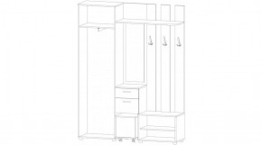КРИСТИНА Прихожая (ЯШС/ЯШТ) УНИ в Кургане - kurgan.ok-mebel.com | фото 2