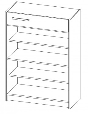 Прихожая Марица Тумба для обуви (ЯШ темный/ светлый) в Кургане - kurgan.ok-mebel.com | фото 2