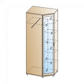 Прихожая Мелисса композиция 10 (Гикори Джексон светлый) в Кургане - kurgan.ok-mebel.com | фото 6