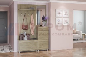 Прихожая Мелисса композиция 8 (Гикори Джексон светлый) в Кургане - kurgan.ok-mebel.com | фото