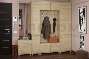 Прихожая Мелисса композиция 9 (Гикори Джексон светлый) в Кургане - kurgan.ok-mebel.com | фото 8