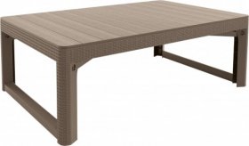 Раскладной стол Лион с регулируемой высотой столешницы (Lyon rattan table) капучино (h400/650) в Кургане - kurgan.ok-mebel.com | фото 4