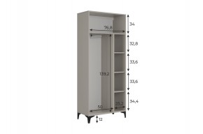 РИЧ Шкаф двухдверный в Кургане - kurgan.ok-mebel.com | фото 3