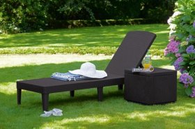 Шезлонг Джайпур (Jaipur Sun lounger) виски-коричневый в Кургане - kurgan.ok-mebel.com | фото 2