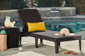 Шезлонг Джайпур (Jaipur Sun lounger) виски-коричневый в Кургане - kurgan.ok-mebel.com | фото 3