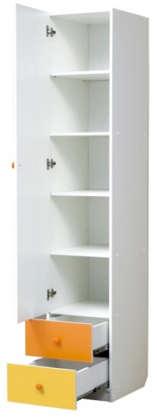 Шкаф 1-но дверный с ящиками Радуга (400) в Кургане - kurgan.ok-mebel.com | фото 2