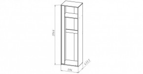 ЛИНДА-2 Шкаф 1-о дверный для одежды (ЛНД.02) в Кургане - kurgan.ok-mebel.com | фото 2