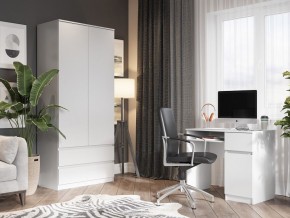 Шкаф 2-ств. с 2 ящиками "Бьянко" в Кургане - kurgan.ok-mebel.com | фото 4