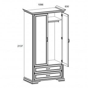 Шкаф 2DG2S, MONAKO, цвет Сосна винтаж/дуб анкона в Кургане - kurgan.ok-mebel.com | фото 3