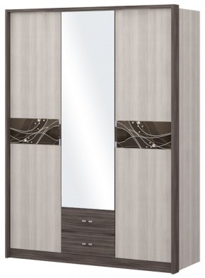 Шкаф 3-х дверный с зеркалом Шк68.2 МС Николь в Кургане - kurgan.ok-mebel.com | фото
