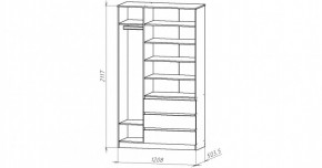 НИЦЦА-2 Шкаф 3-х дверный (НЦ.02) в Кургане - kurgan.ok-mebel.com | фото 2