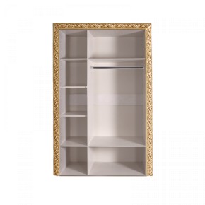 Шкаф 3-х дв.Тиффани Premium черная/золото (ТФШ1/3(П) в Кургане - kurgan.ok-mebel.com | фото 2