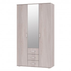 Шкаф 3-х створчатый Белла (Ясень белый) в Кургане - kurgan.ok-mebel.com | фото 3