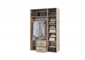 Шкаф 3-х створчатый с ящиками VICTOR (Сонома) в Кургане - kurgan.ok-mebel.com | фото 2