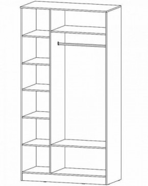 ГАММА Шкаф 3-х створчатый в Кургане - kurgan.ok-mebel.com | фото 2