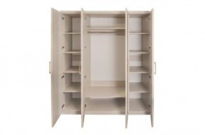 Шкаф 4-х ств с зеркалами Мокко (бежевый) в Кургане - kurgan.ok-mebel.com | фото 2