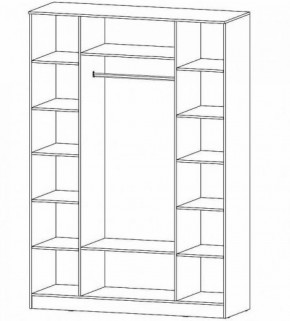 ГАММА Шкаф 4-х створчатый в Кургане - kurgan.ok-mebel.com | фото 2