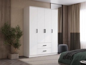 Шкаф 4-х створчатый Титан (белый) в Кургане - kurgan.ok-mebel.com | фото 5