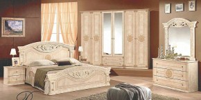 Шкаф 6-и дверный с зеркалами (02.146) Рома (беж) в Кургане - kurgan.ok-mebel.com | фото 3