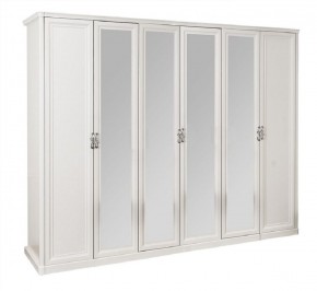Шкаф 6-ти ств (2+2+2) с зеркалами Мишель (комплект) в Кургане - kurgan.ok-mebel.com | фото