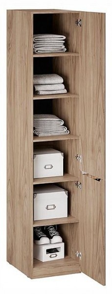 Шкаф для белья Глосс СМ-319.07.001 в Кургане - kurgan.ok-mebel.com | фото 2