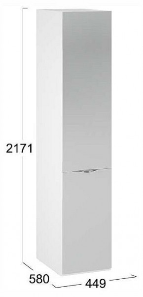 Шкаф для белья Глосс СМ-319.07.002 в Кургане - kurgan.ok-mebel.com | фото 4