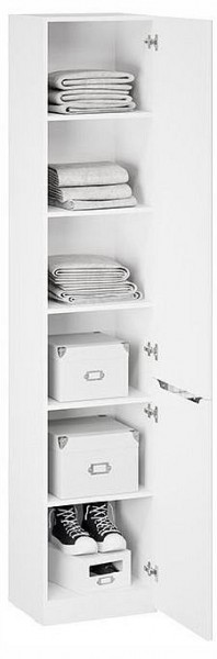 Шкаф для белья Глосс СМ-319.07.012 в Кургане - kurgan.ok-mebel.com | фото 3