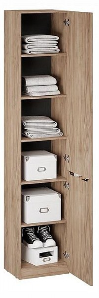 Шкаф для белья Глосс СМ-319.07.012 в Кургане - kurgan.ok-mebel.com | фото 2