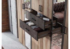 Шкаф для белья Паркинс в Кургане - kurgan.ok-mebel.com | фото 5