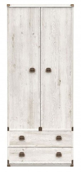 Шкаф JSZF 2d2s штанга (МС Индиана) сосна каньон в Кургане - kurgan.ok-mebel.com | фото