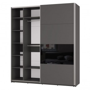 Шкаф-купе Харви ШКК-10 (графит) в Кургане - kurgan.ok-mebel.com | фото 2