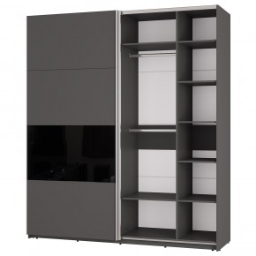 Шкаф-купе Харви ШКК-10 (графит) в Кургане - kurgan.ok-mebel.com | фото 3
