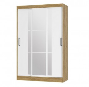 Шкаф-купе Тайм ШКК-03 (крафт/белый) в Кургане - kurgan.ok-mebel.com | фото