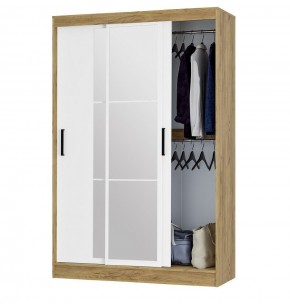Шкаф-купе Тайм ШКК-03 (крафт/белый) в Кургане - kurgan.ok-mebel.com | фото 2