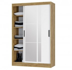 Шкаф-купе Тайм ШКК-03 (крафт/белый) в Кургане - kurgan.ok-mebel.com | фото 3