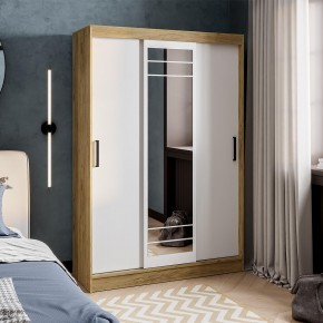 Шкаф-купе Тео ШКК-02 (крафт/белый) в Кургане - kurgan.ok-mebel.com | фото
