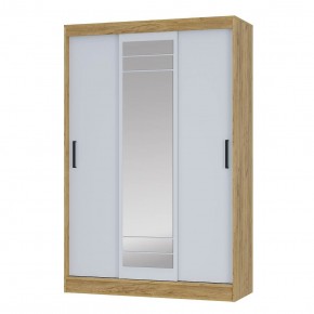 Шкаф-купе Тео ШКК-02 (крафт/белый) в Кургане - kurgan.ok-mebel.com | фото 2