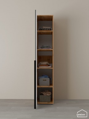 Шкаф Linnea MHR-1-2 2050х400х510 (ДВ-М 11.1.25) в Кургане - kurgan.ok-mebel.com | фото 4