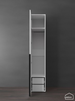 Шкаф Linnea MHR-1-3 2050х400х510 (Белый-М 11.1.1) в Кургане - kurgan.ok-mebel.com | фото 6