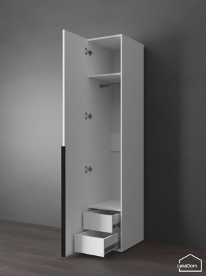 Шкаф Linnea MHR-1-3 2050х400х510 (Белый-М 11.1.1) в Кургане - kurgan.ok-mebel.com | фото 7