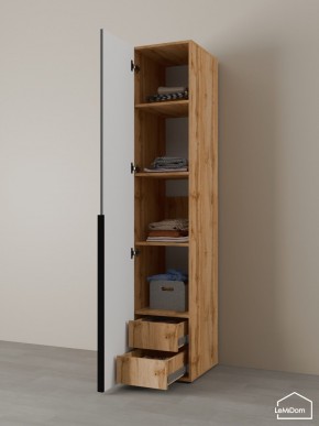 Шкаф Linnea MHR-1-4 2050х400х510 (ДВ-М 11.1.25) в Кургане - kurgan.ok-mebel.com | фото 5