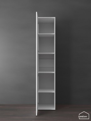 Шкаф Linnea MHR-1PO-2 2050х400х510 (Белый-М 11.1.1) в Кургане - kurgan.ok-mebel.com | фото 4