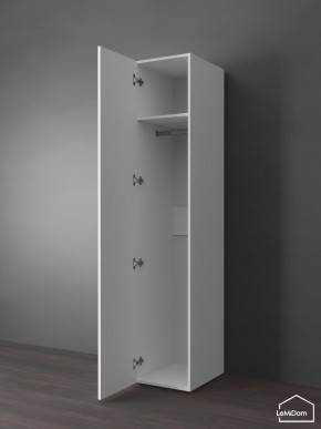Шкаф Linnea MHR-1PO 2050х400х510 (Белый-М 11.1.1) в Кургане - kurgan.ok-mebel.com | фото 4