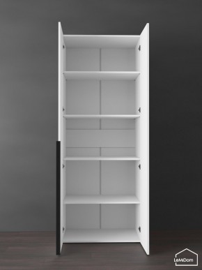 Шкаф Linnea MHR-2-2 2050х800х510 (Белый-М 11.1.1) в Кургане - kurgan.ok-mebel.com | фото 4
