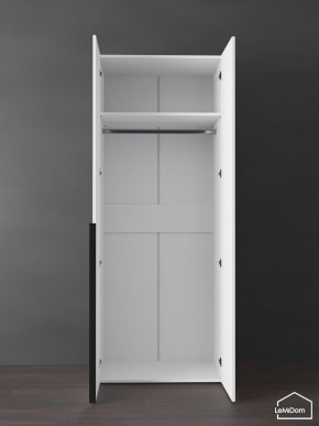 Шкаф Linnea MHR-2 2050х800х510 (Белый-М 11.1.2) в Кургане - kurgan.ok-mebel.com | фото 4