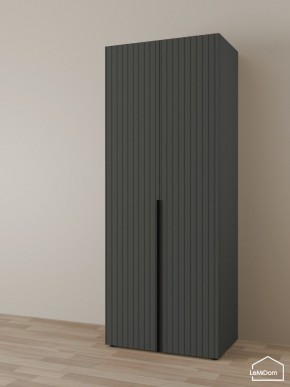Шкаф Linnea MHR-2 2050х800х510 (Графит-М 11.1.25) в Кургане - kurgan.ok-mebel.com | фото