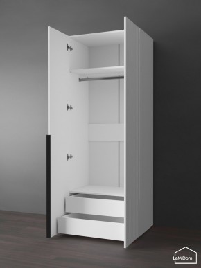 Шкаф Linnea MHR-2-3 2050х800х510 (Белый-М 11.1.2) в Кургане - kurgan.ok-mebel.com | фото 5