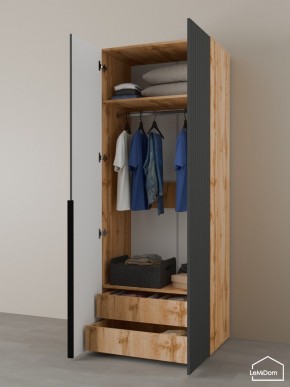 Шкаф Linnea MHR-2-3 2050х800х510 (ДВ-М 11.1.25) в Кургане - kurgan.ok-mebel.com | фото 6